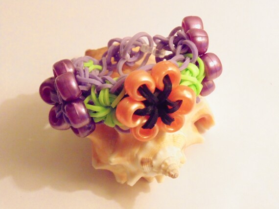 Rainbow Loom Starburst Bracelet By DesignsBySEA On Etsy