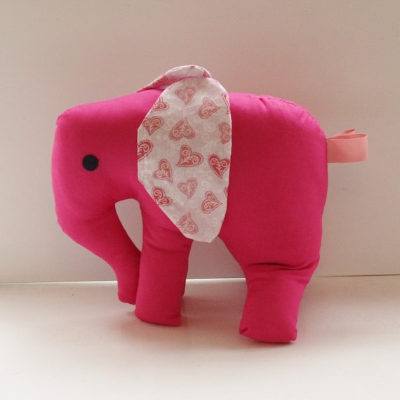 pink elephant plush toy