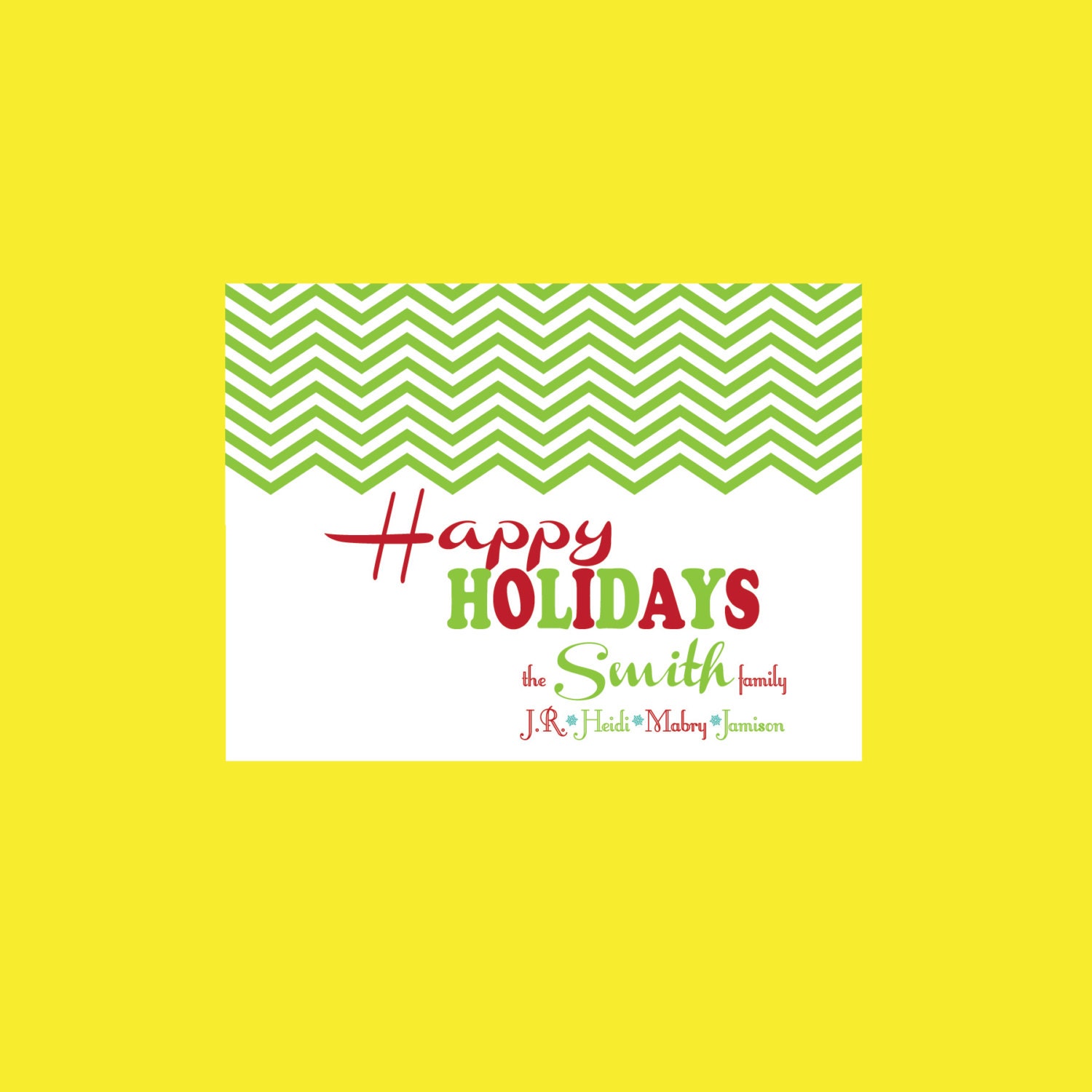 Christmas Stickers, Holiday Stickers, Personalized Stickers, Address Labels Chevron Happy Holidays (set of 25) Il_570xn