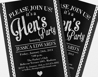 Popular items for glitter invitation on Etsy