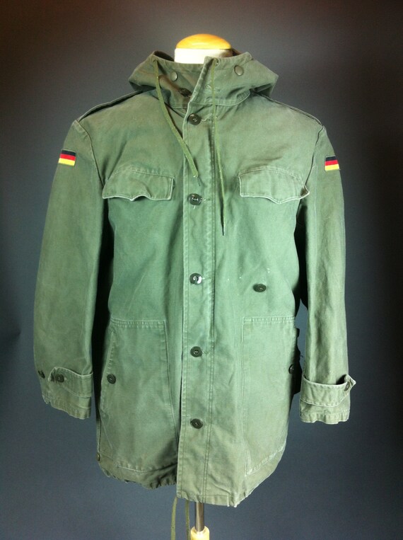 1970's German Army Moleskin Field Jacket by BrokenOdysseyVintage