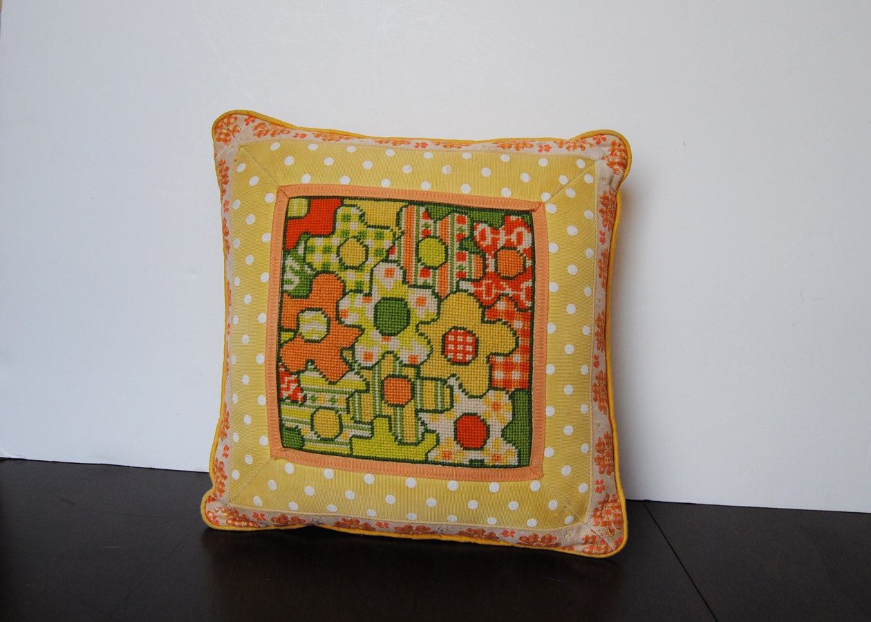 Popular items for needlepoint pillow on Etsy