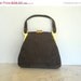 20% OFF 1940s Brown Corded Handbag (Hollywood Handbag Co.)