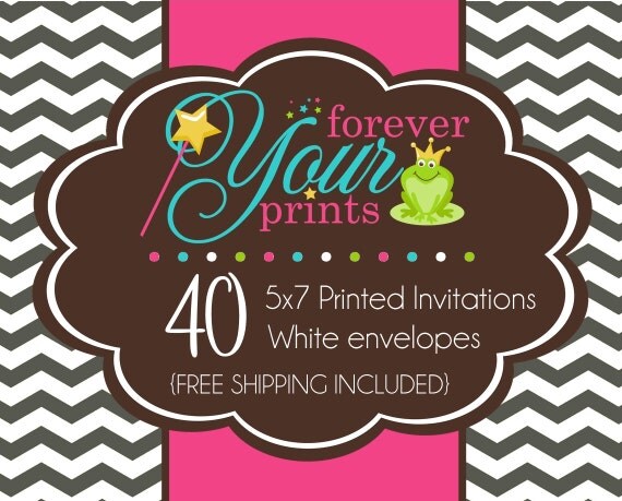 40 Professionally Printed 5 x 7 Cards - PRINTING SERVICE Il_570xn