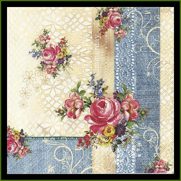 Floral Decoupage Paper Napkins Use For by stampsandmore on Etsy