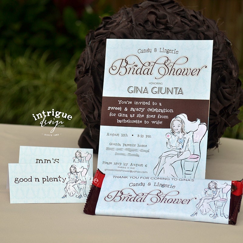 Candy Lingerie Bridal Shower - Print It Yourself package Il_570xn