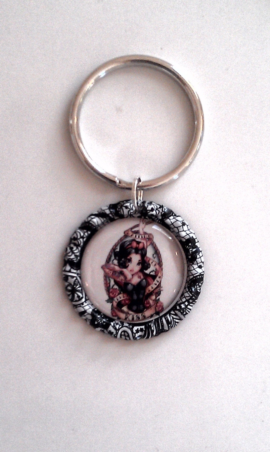 tattoo Snow White pin up girl style by puffycheeksbowteek on Etsy