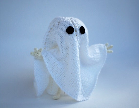Halloween Ghost. Knitting pattern knitted round. Wire by deniza17
