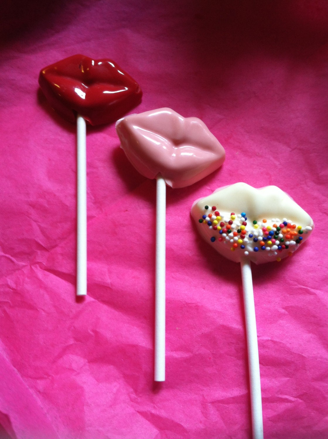 1 Dozen Chocolate Lolli Pops LipsCustomize Any by KandyKraze