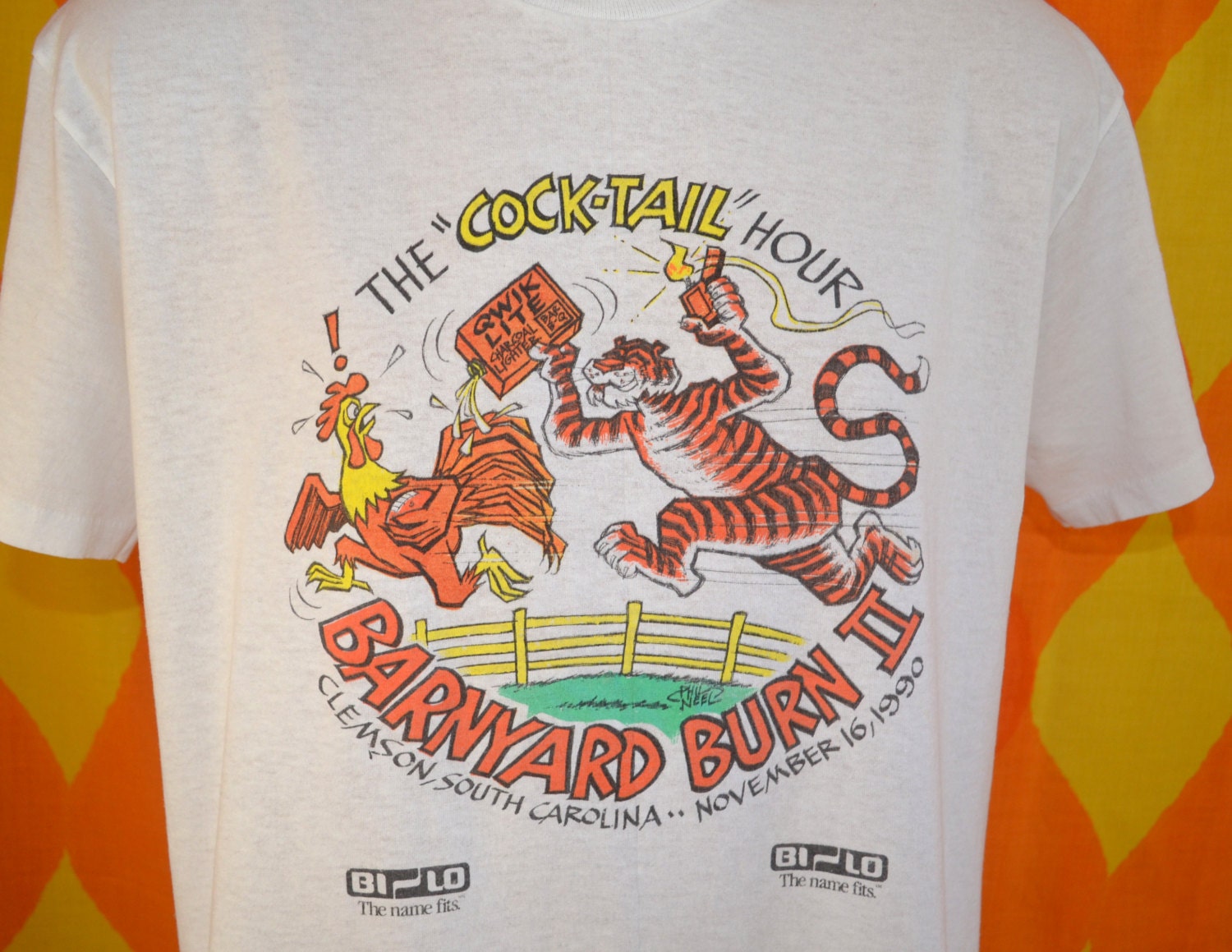 vintage clemson tshirt