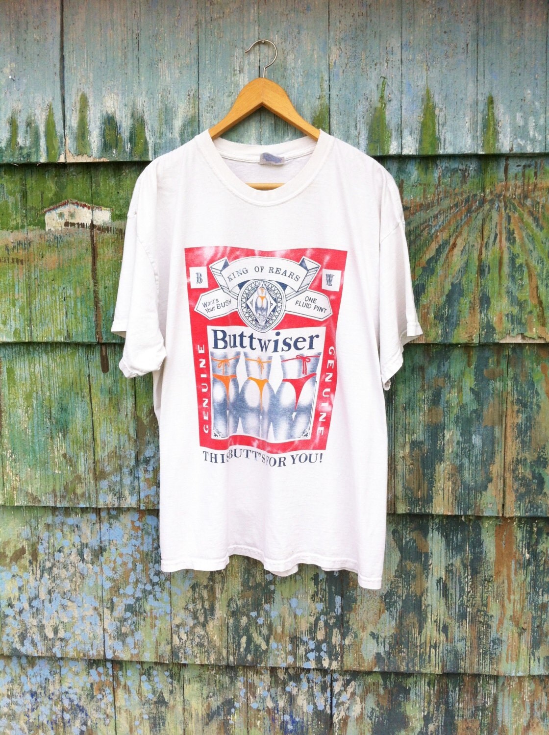 vintage buttwiser shirt