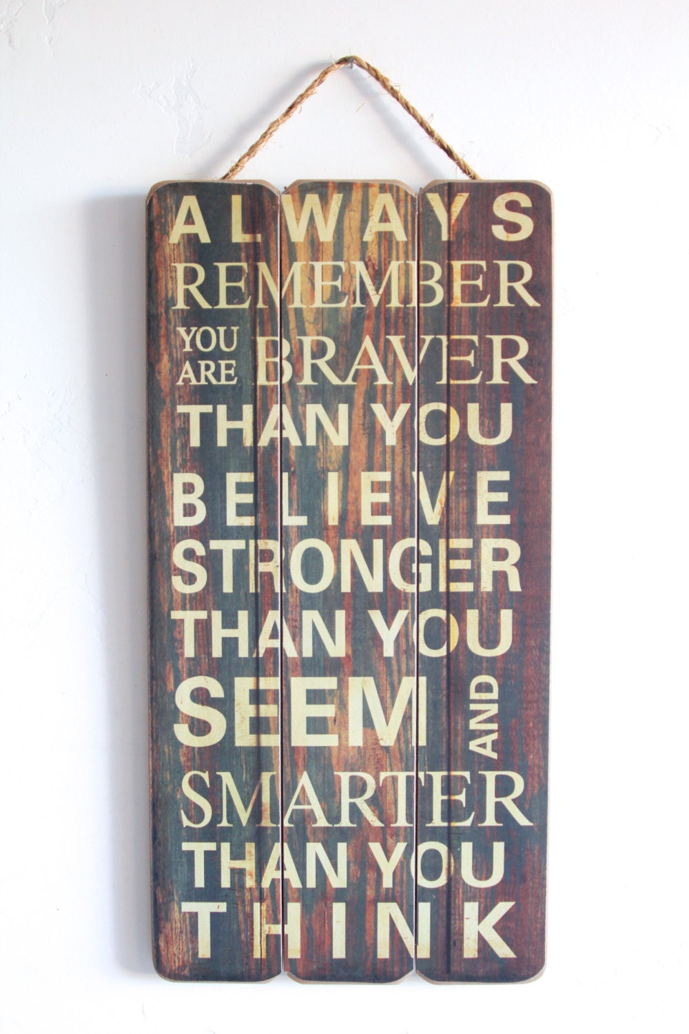 What lies behind us and what lies before us are tiny matters compared to what lies within us