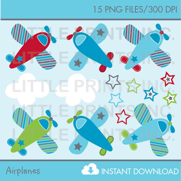 clipart baby airplane - photo #43