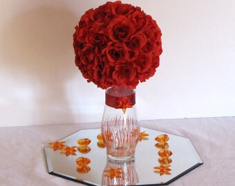 wedding centerpiece silk flower on Etsy, a global handmade and vintage