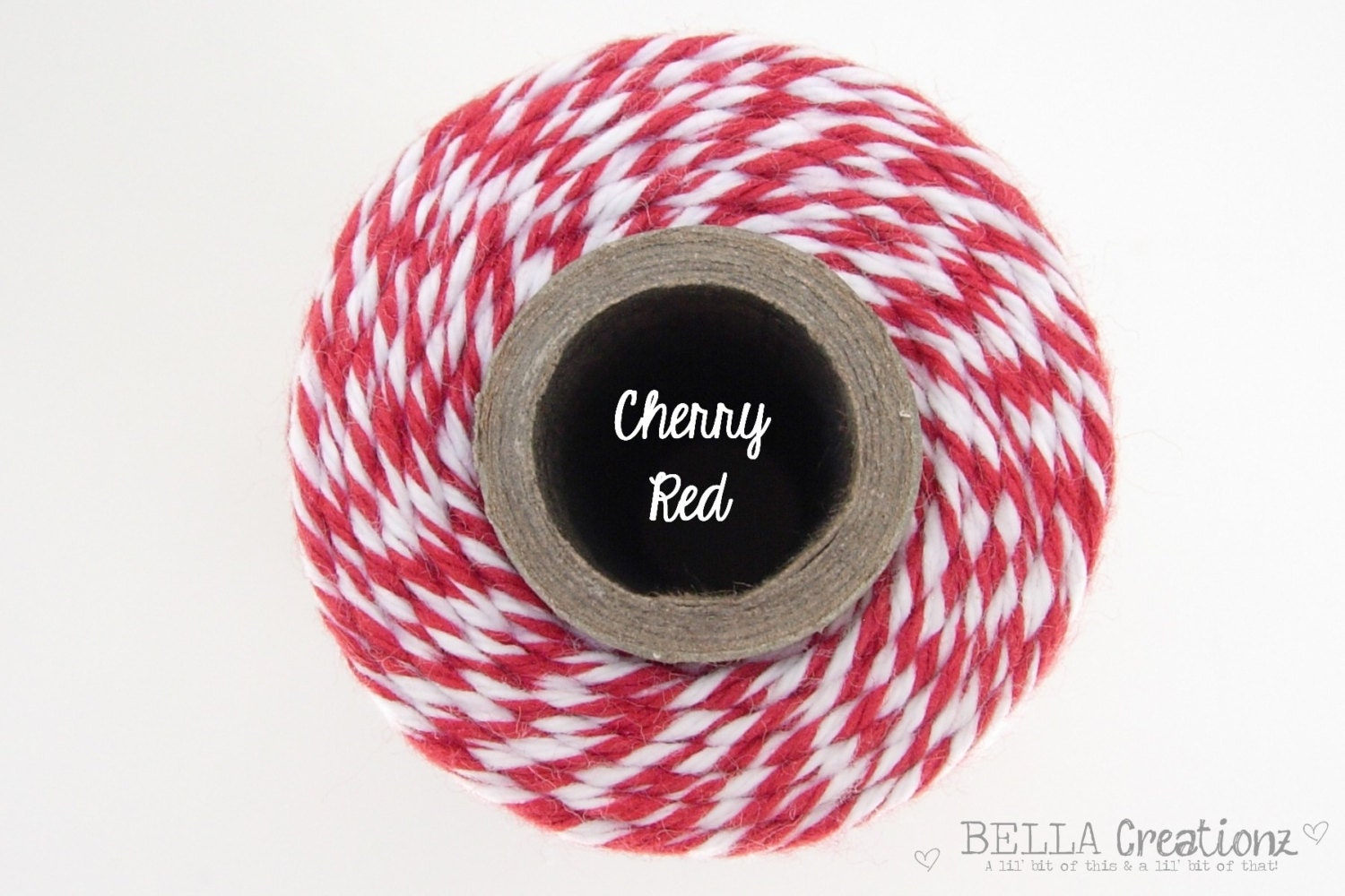 SALE - Cherry Red Bakers Twine by Timeless Twine - 1 Spool (160 Yards)