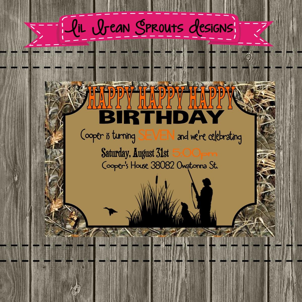 Personalized Boys Duck Dynasty Inspired Hunting by lilbeansprouts