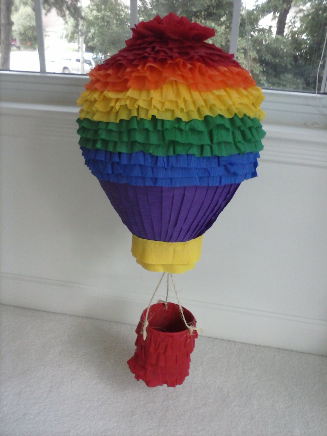 Hot Air Balloon Rainbow Party Pinata Il_570xn
