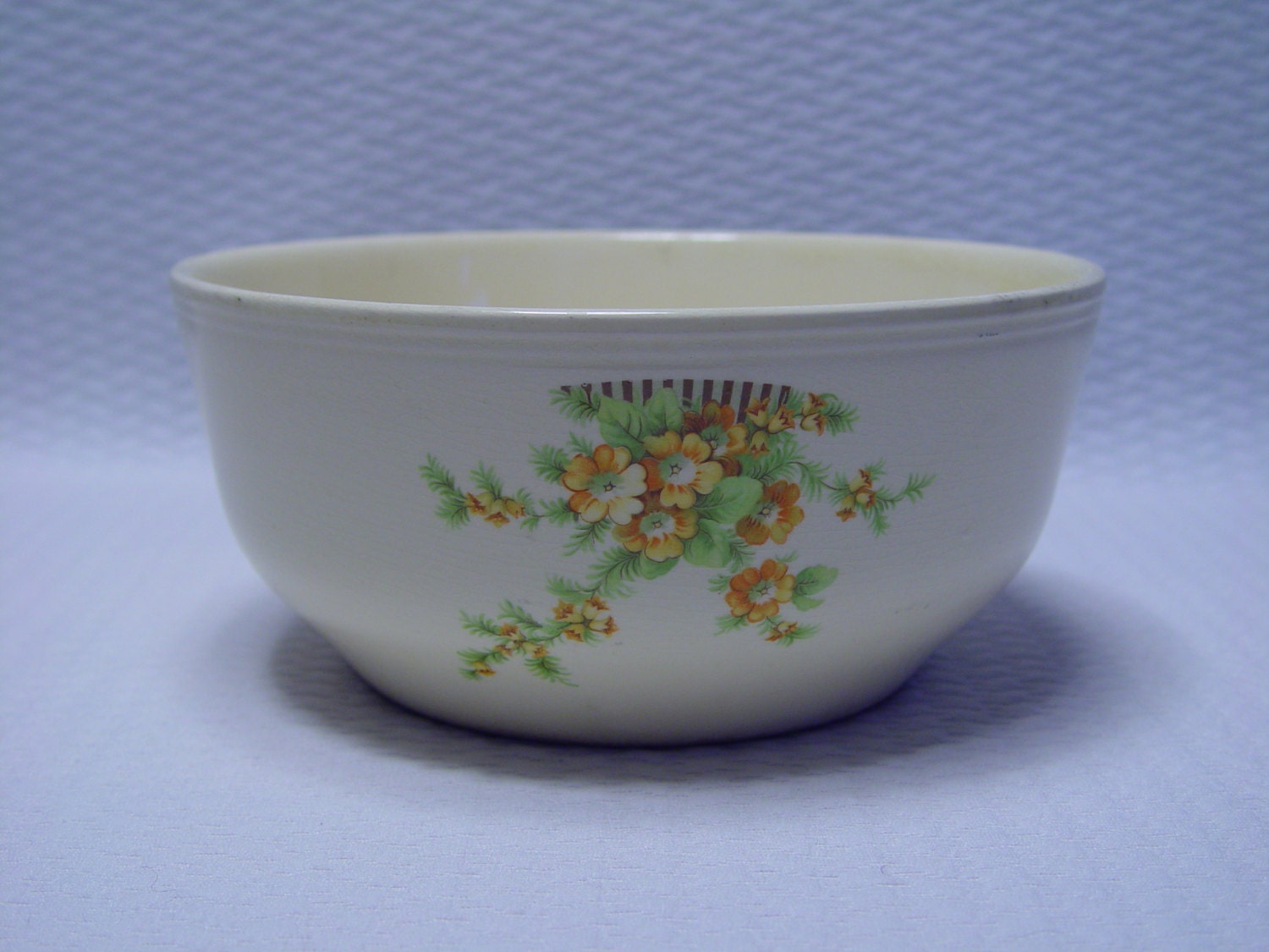 Paden City Pottery Golden Acacia Pattern Bowl by GandTVintage