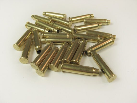 17 HMR Brass Bullet Cases Lot of 25 Shells Inert by BulletsNBeads