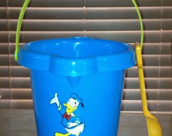 Items similar to Girly Girl Sand Pail and Shovel Beach Toys, Applique