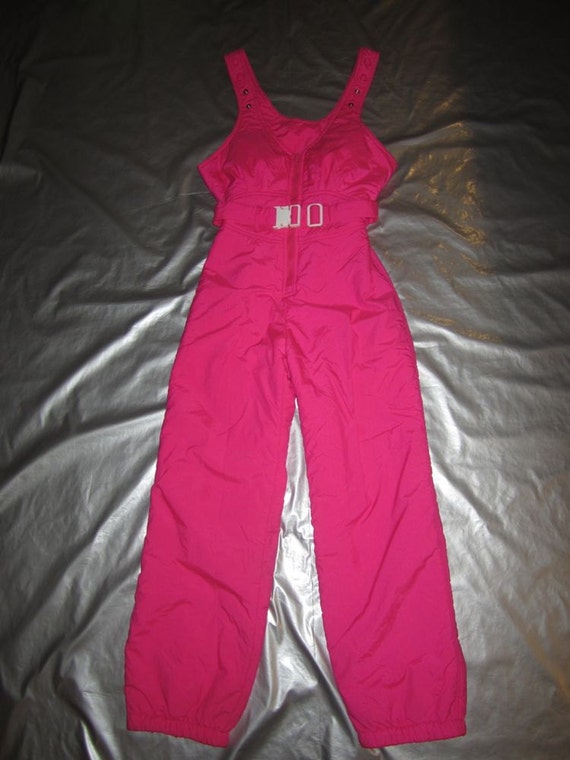 light pink ski pants