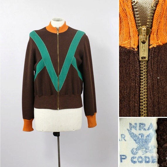 Items similar to Vintage 1930s Wool Jacket NRA Blue Eagle Label