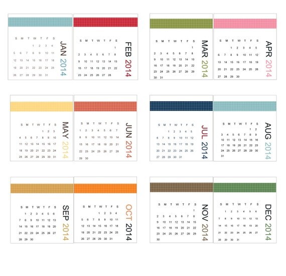 6x6 Printable Calendar 2024 CALENDAR PRINTABLE