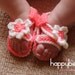 Crochet Pattern (PDF file) Baby Sandal Shoes for 3 to 6 months