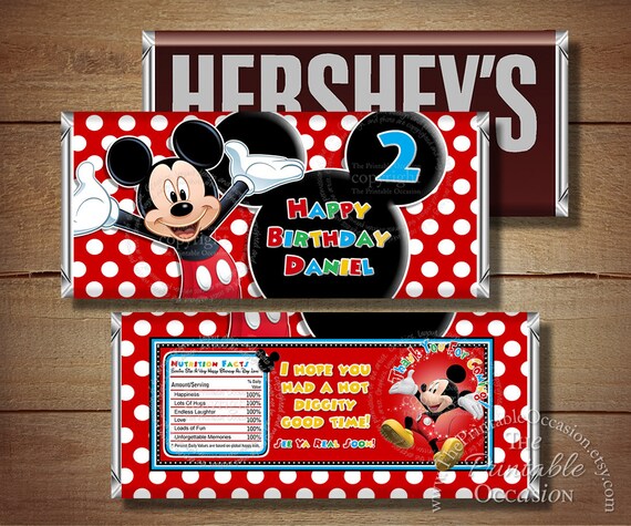 ANY AGE Printable Mickey Mouse Birthday By ThePrintableOccasion