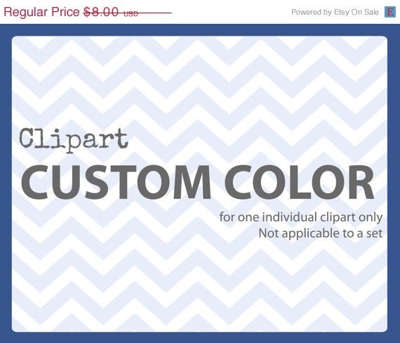 40% OFF SALE Custom color change for clipart Il_570xn