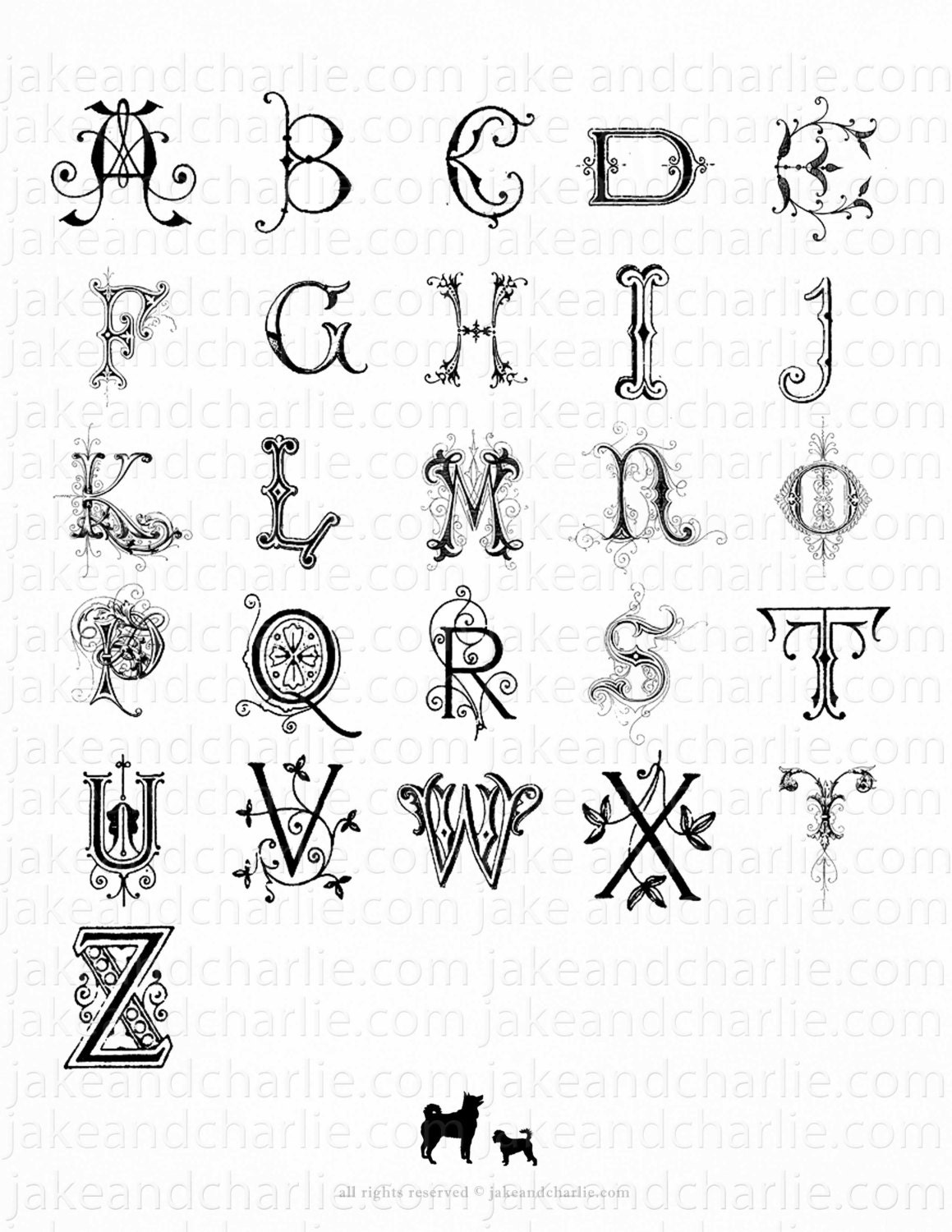 free fancy alphabet clip art - photo #50