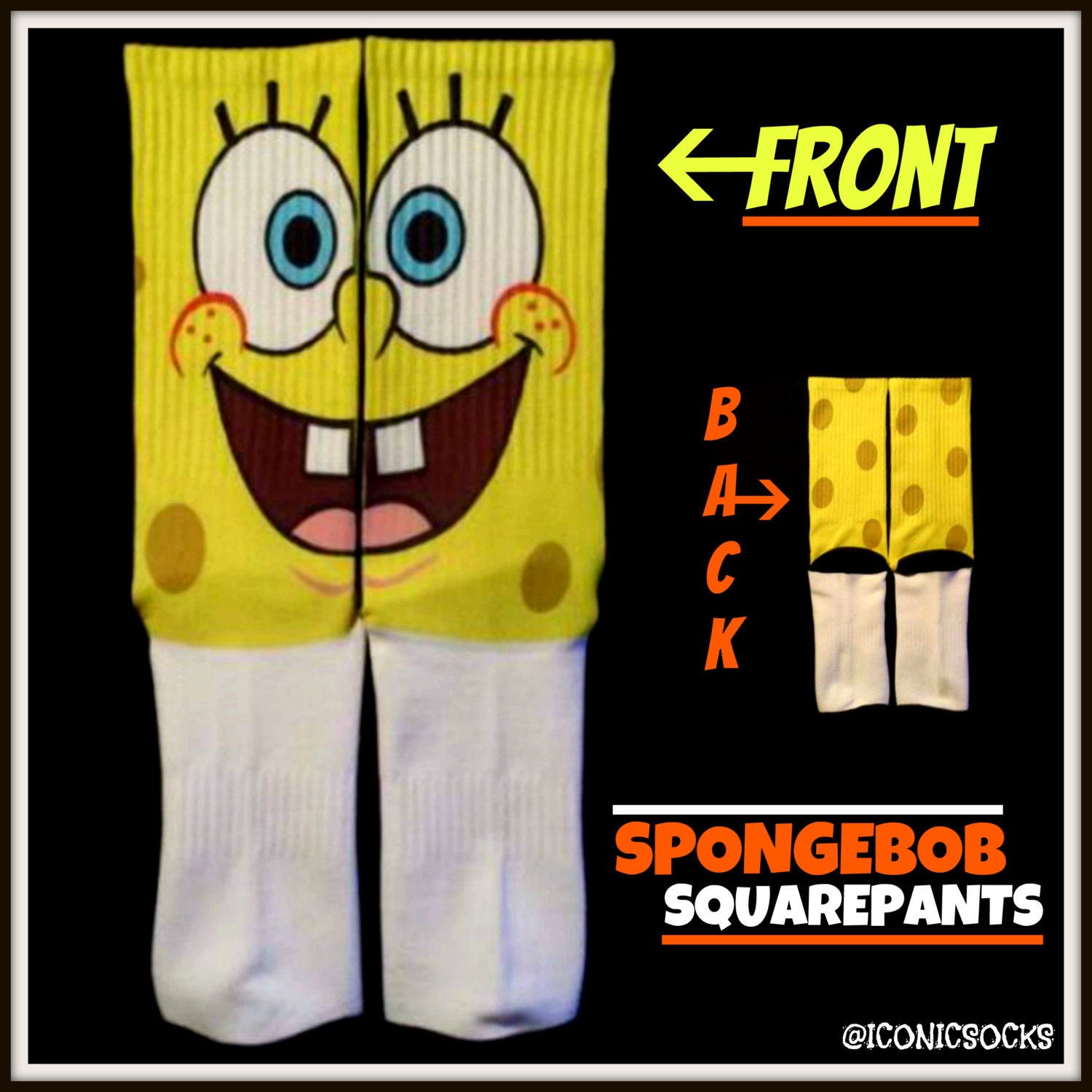 nike elite spongebob socks