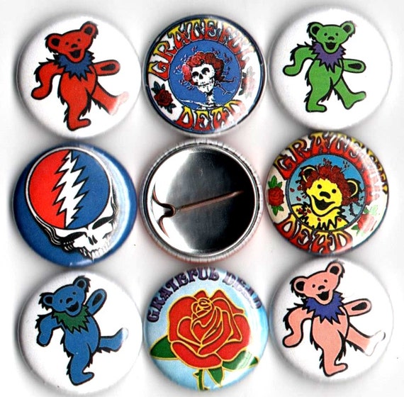 grateful dead button