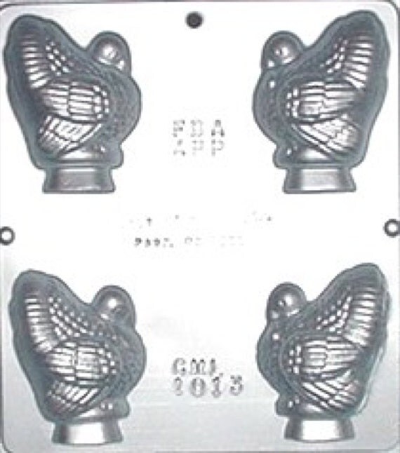 Turkey 3 Chocolate Candy Mold Thanksgiving 1013 by CandyMoldsNMore