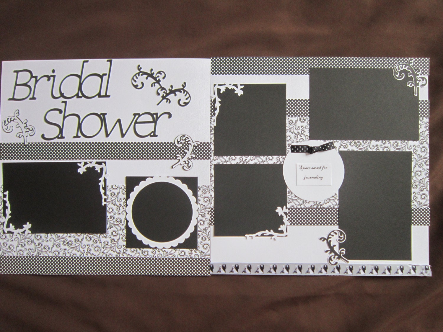 Scrapbook Page Kit “Bridal Shower” layout