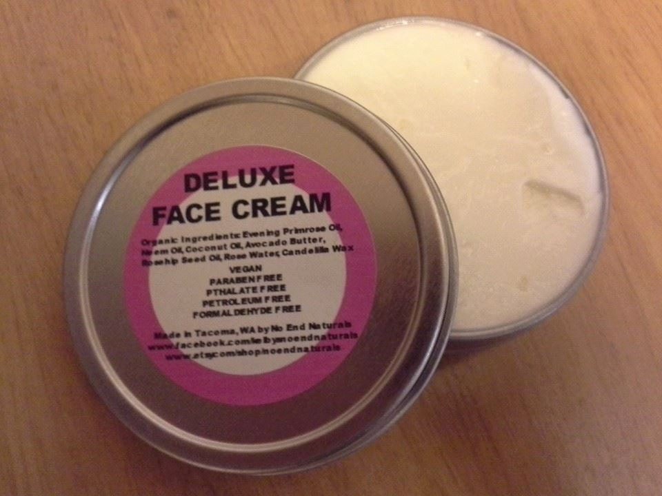 Organic Deluxe Moisturizing Face Cream by NoEndNaturals on Etsy