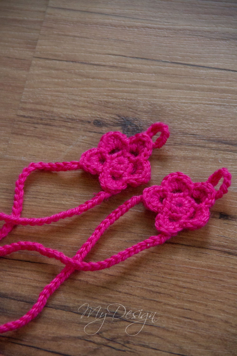 Crochet Baby Barefoot Flower Sandals by thecuteasabutton on Etsy