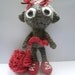 Bianca - scary crocheted amigurumi monster girl
