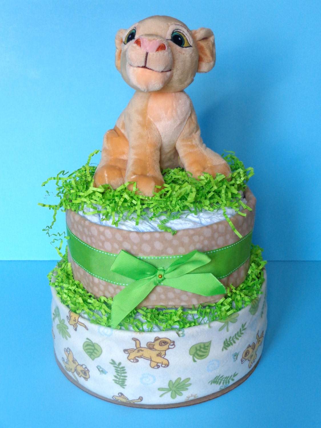Lion King Diaper Cake Disney Diaper Cake by PamperedBabyCreation