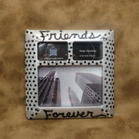 Friends Gifts Silver Frame Colllage Frame by AVCustomDesigns