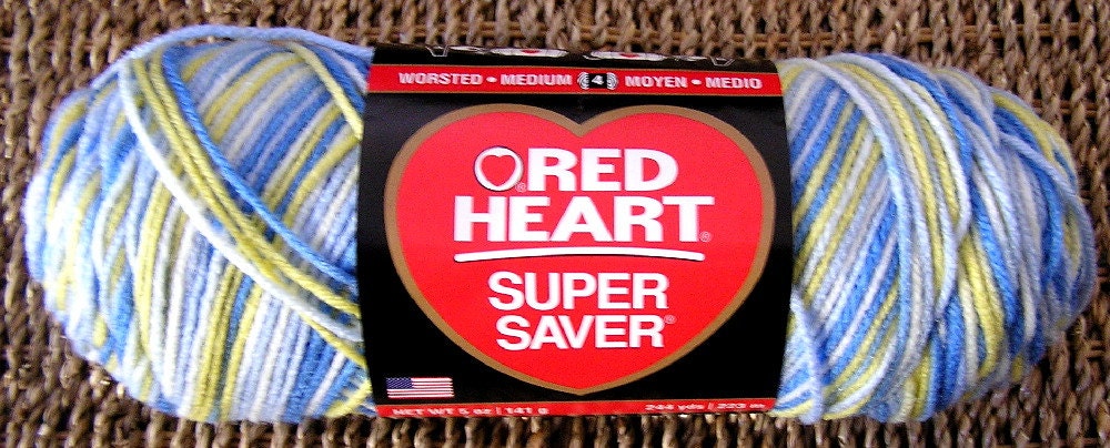 Red Heart Super Saver Variegated Yarn 0996 By Jdcrochetcreations