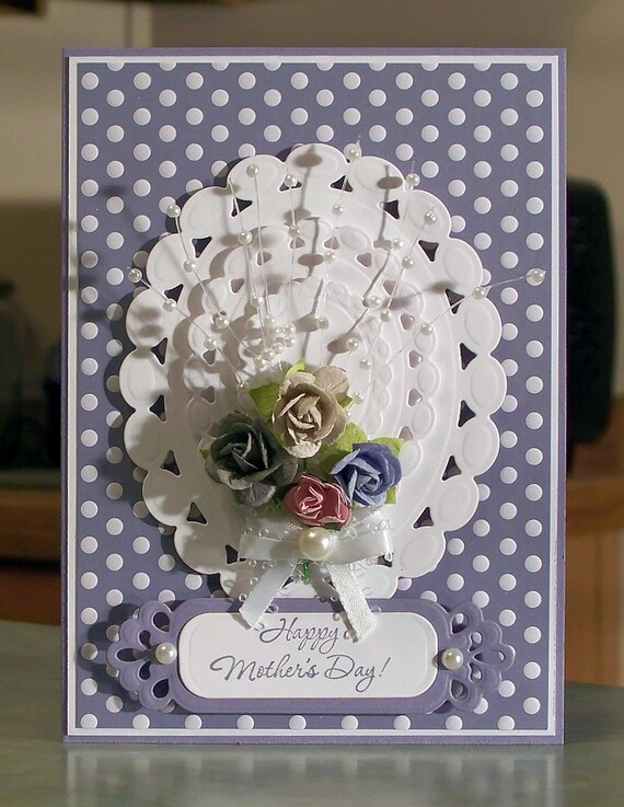 Stampin Up Mother's Day Card - Rose Bouquet