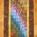Art Quilt, Paisley Passion Fabric Wall Hanging