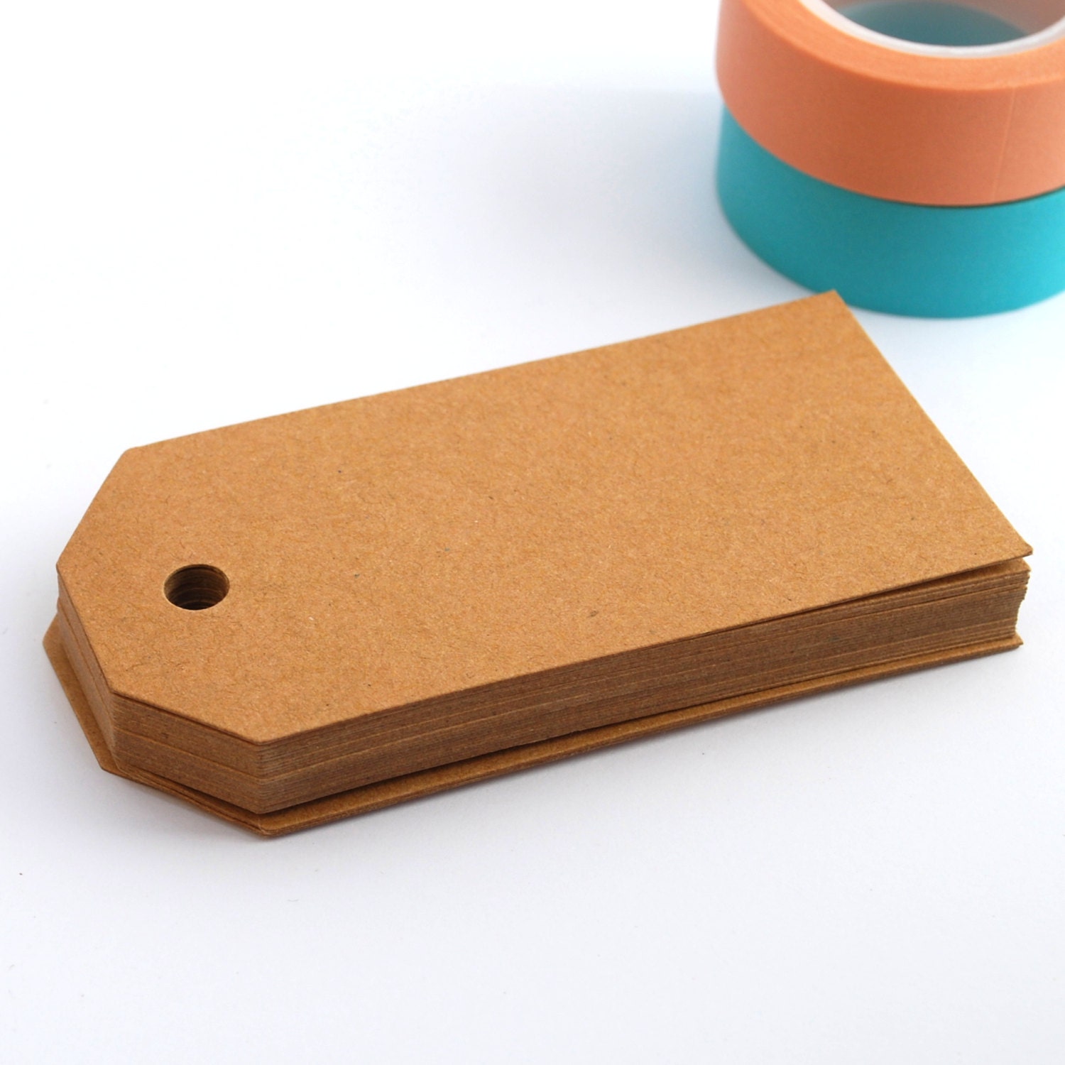 Tags 36 Basic Medium - Brown Kraft - Blank Gift Tags Il_570xn