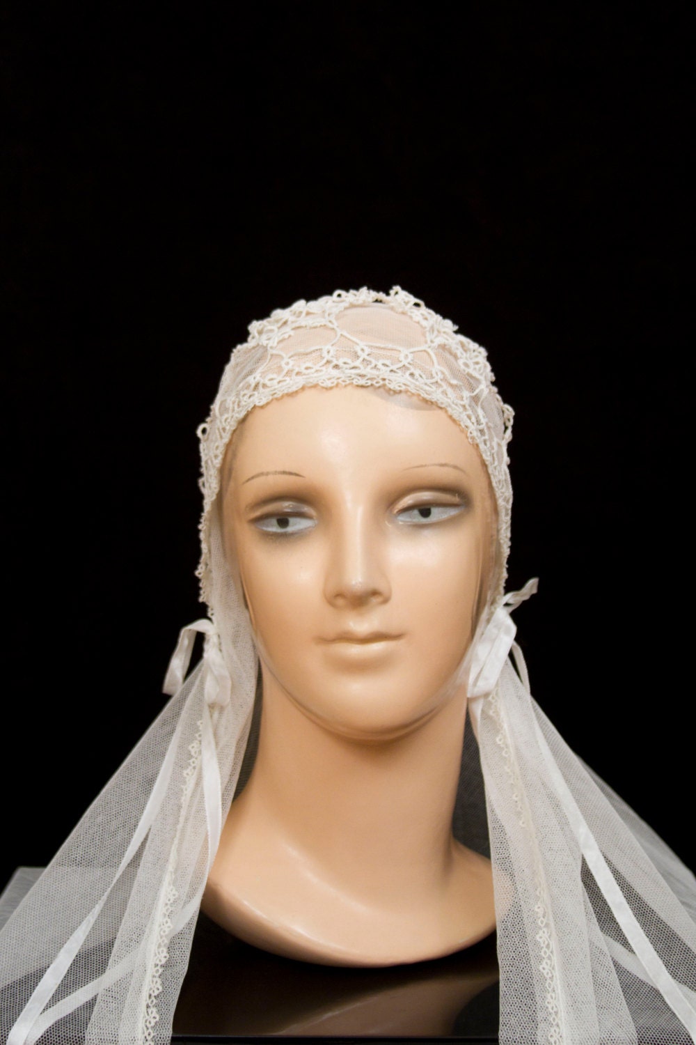 1920s bridal headpiece