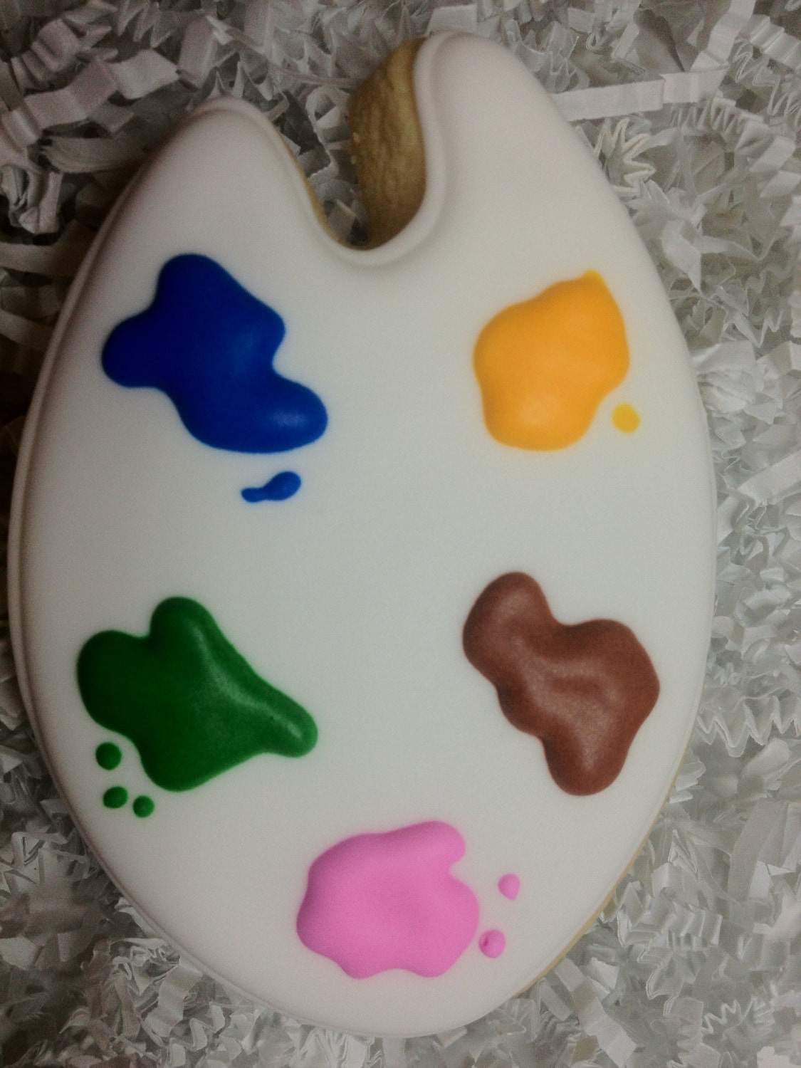Items similar to Paint Palette Cookies on Etsy
