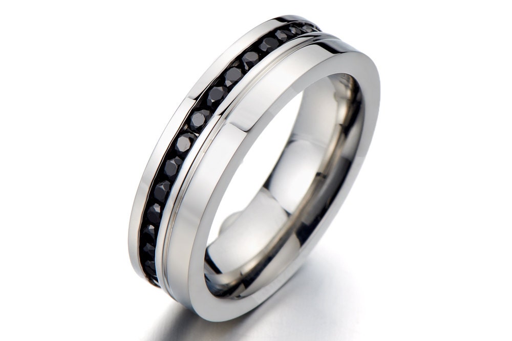 Mens Promise Ring for HimWedding Ring SetMens Wedding RingHis and ...