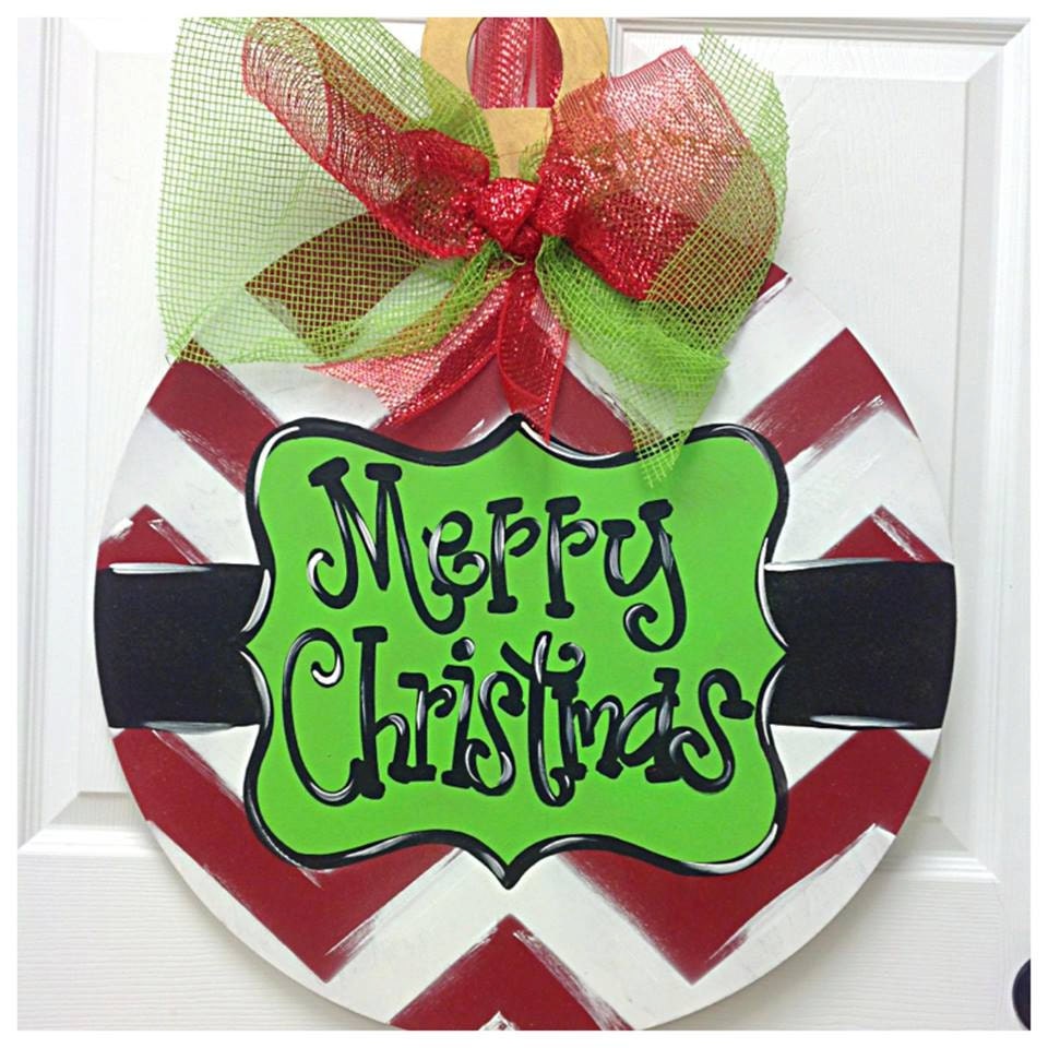 items similar to merry christmas door hanger christmas items similar to merry christmas door hanger christmas