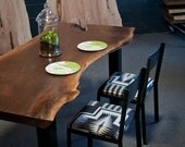 CUSTOM Black Walnut DINING Tables and KITCHEN Tables - Live Edge - Natural - Unique - ElpisWorks