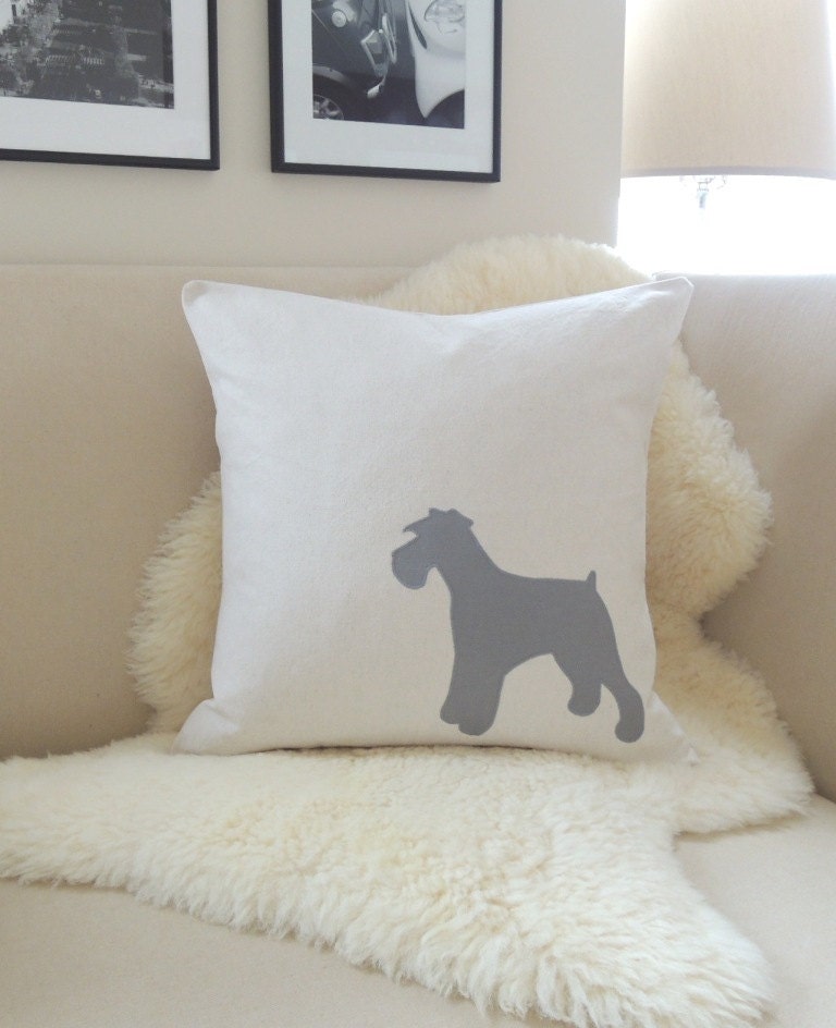 schnauzer pillow bed